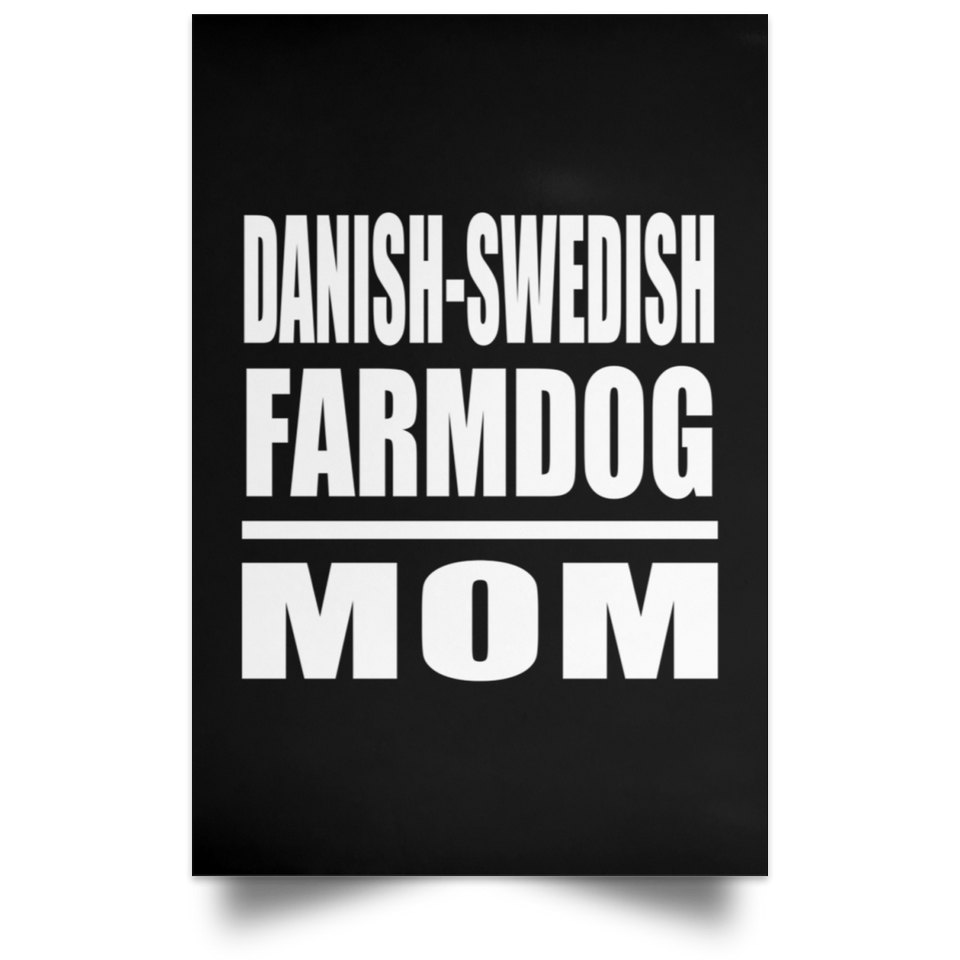 Danish-Swedish Farmdog Mom - Poster Portrait