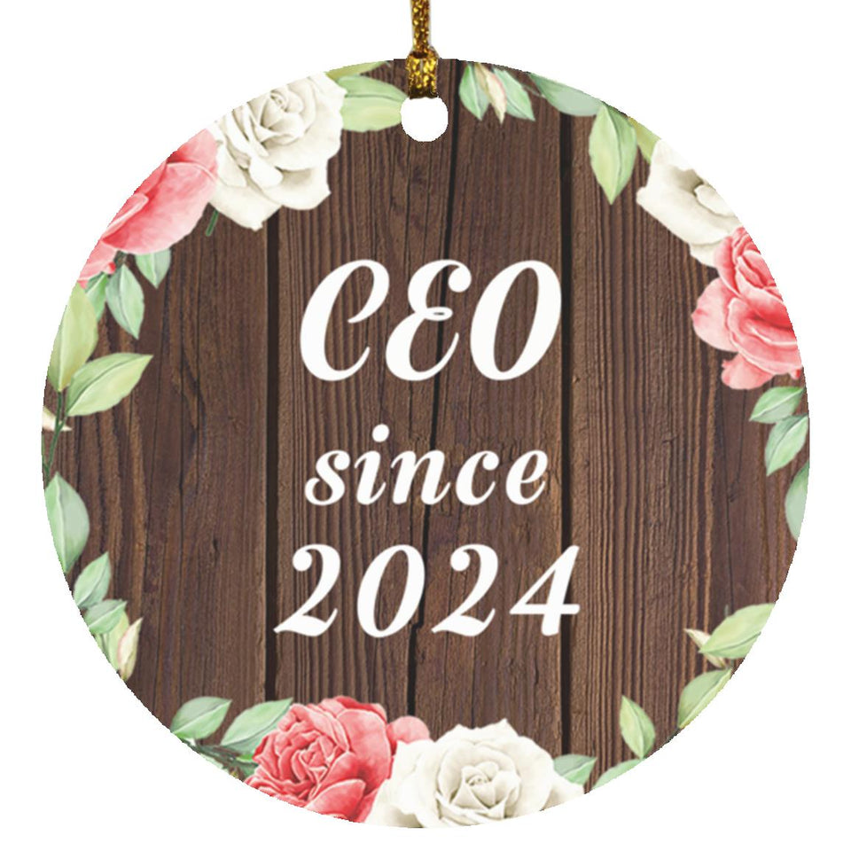CEO Since 2024 - Circle Ornament A