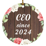 CEO Since 2024 - Circle Ornament A