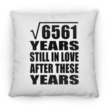 81st Anniversary Square Root of 6561 Years Still In Love - Throw Pillow