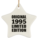 29th Birthday Original 1995 Limited Edition - Star Ornament