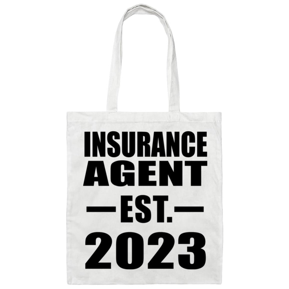 Insurance Agent Established EST. 2023 - Tote Bag White