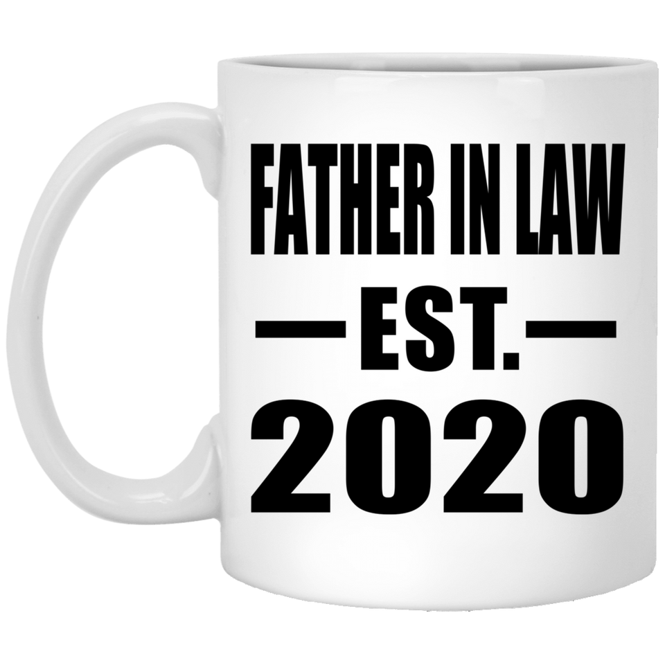 Father In Law Established EST. 2020 - 11oz Coffee Mug