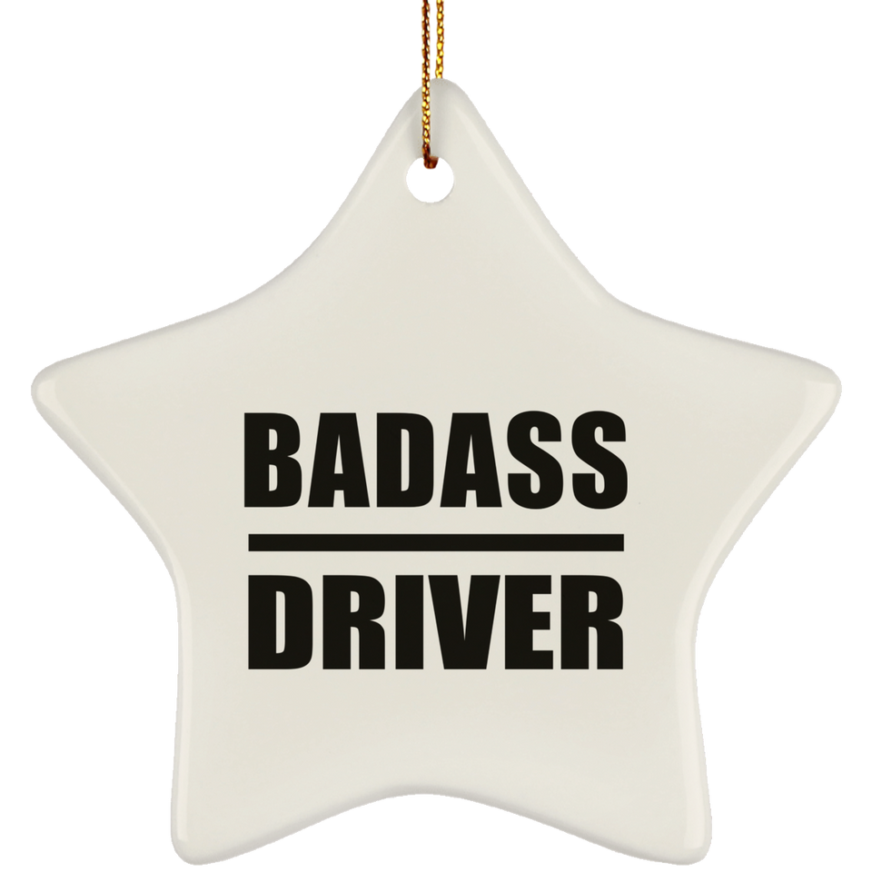 Badass Driver - Star Ornament