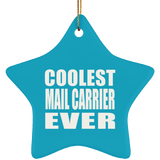 Coolest Mail Carrier Ever - Star Ornament