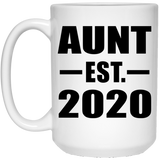 Aunt Established EST. 2020 - 15oz Coffee Mug