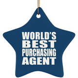World's Best Purchasing Agent - Star Ornament