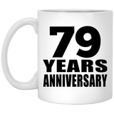 79th Anniversary 79 Years - 11 Oz Coffee Mug