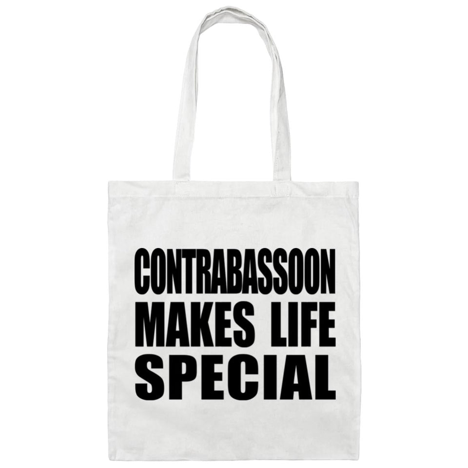 Contrabassoon Makes Life Special - Tote Bag White