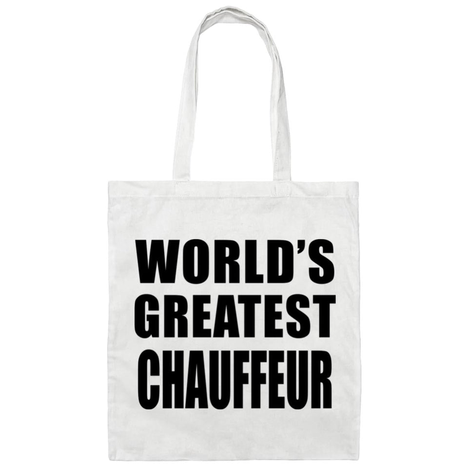 World's Greatest Chauffeur - Tote Bag White
