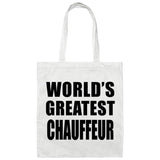 World's Greatest Chauffeur - Tote Bag White