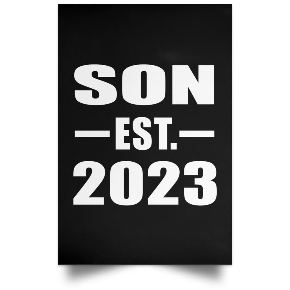 Son Established EST. 2023 - Poster Portrait