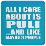 All I Care About Is Puli - Drink Coaster