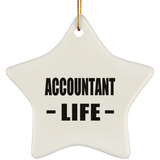 Accountant Life - Star Ornament