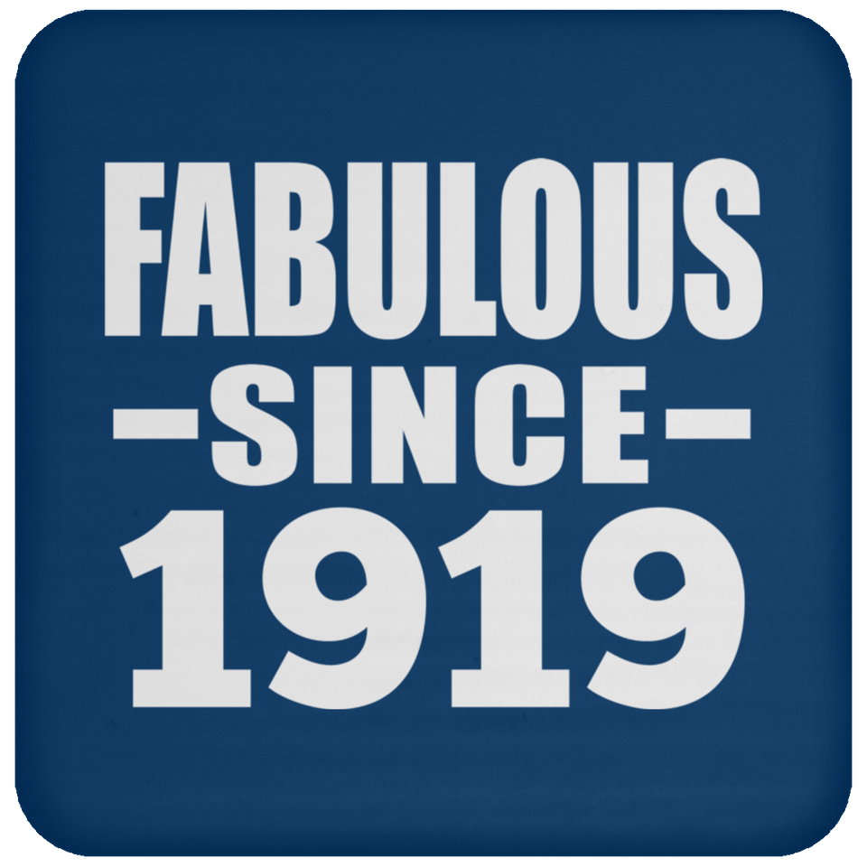 105th Birthday Fabulous Since 1919 - Drink Coaster