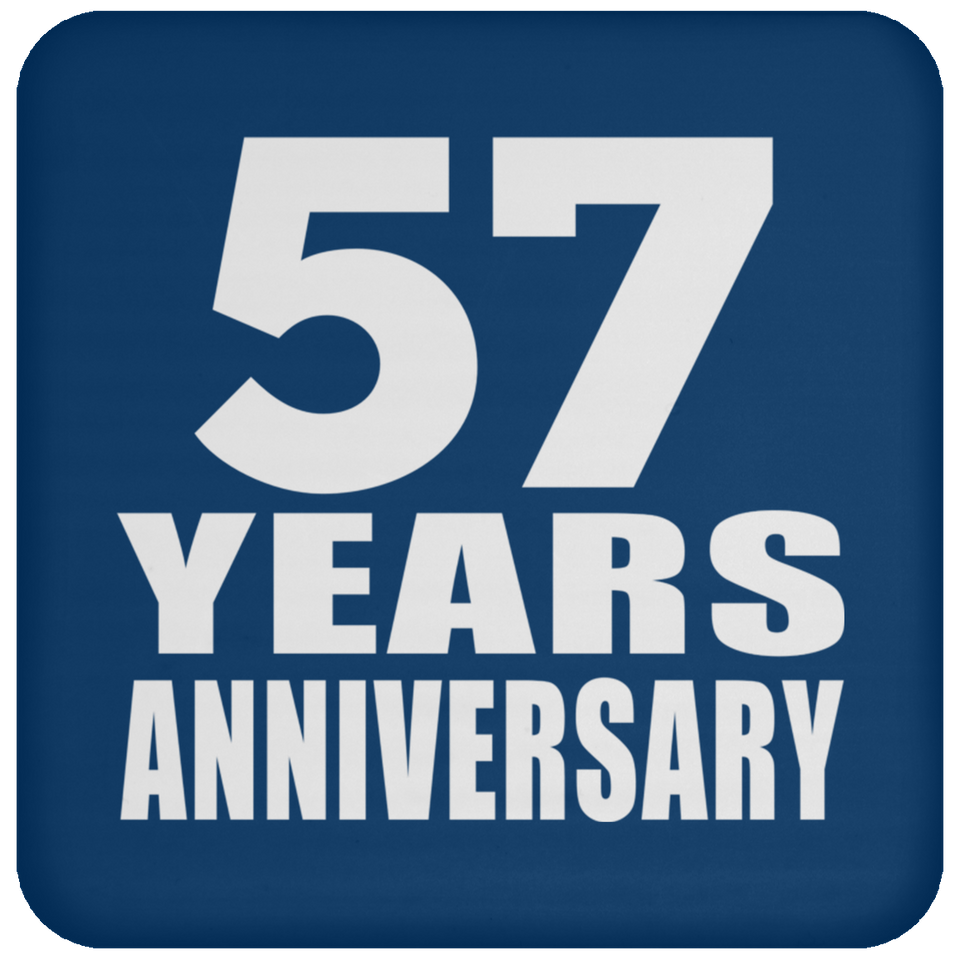57th Anniversary 57 Years - Drink Coaster