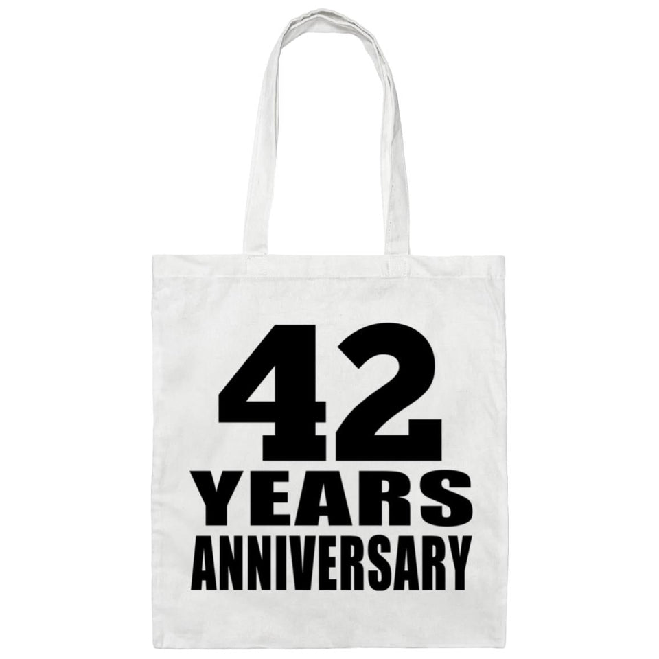 42nd Anniversary 42 Years - Tote Bag White