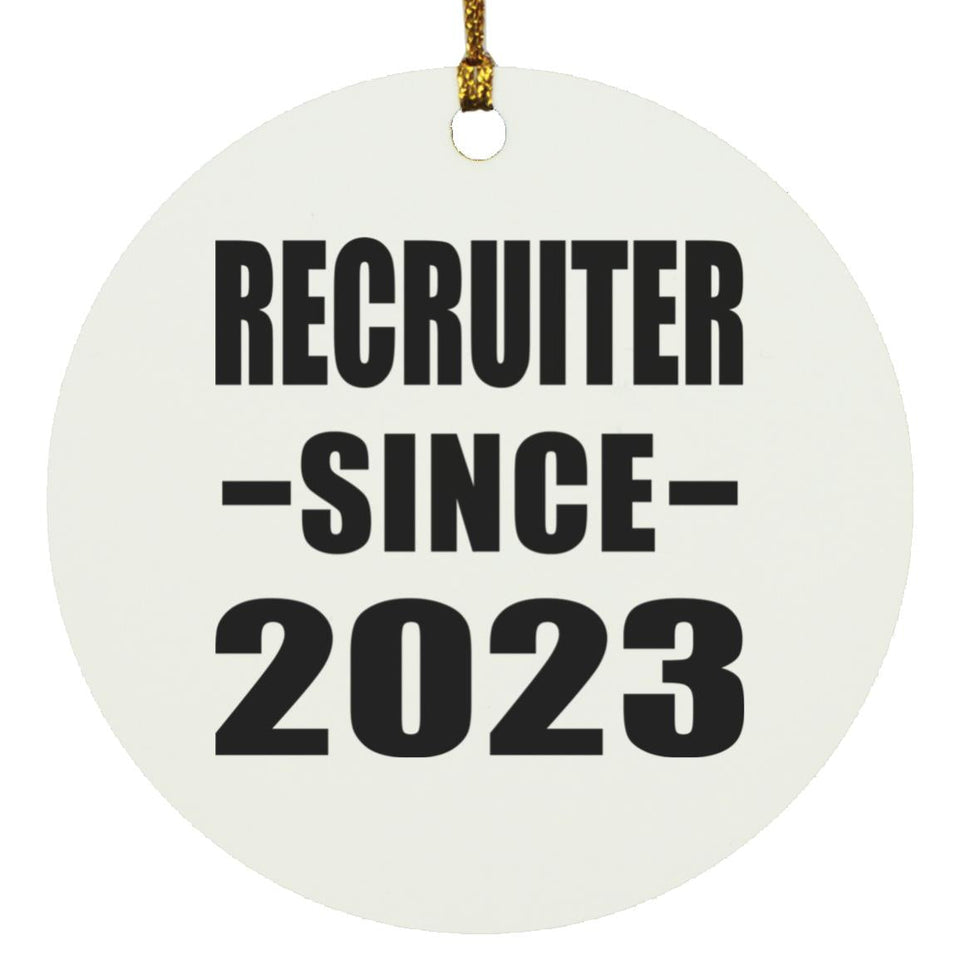 Recruiter Since 2023 - Circle Ornament
