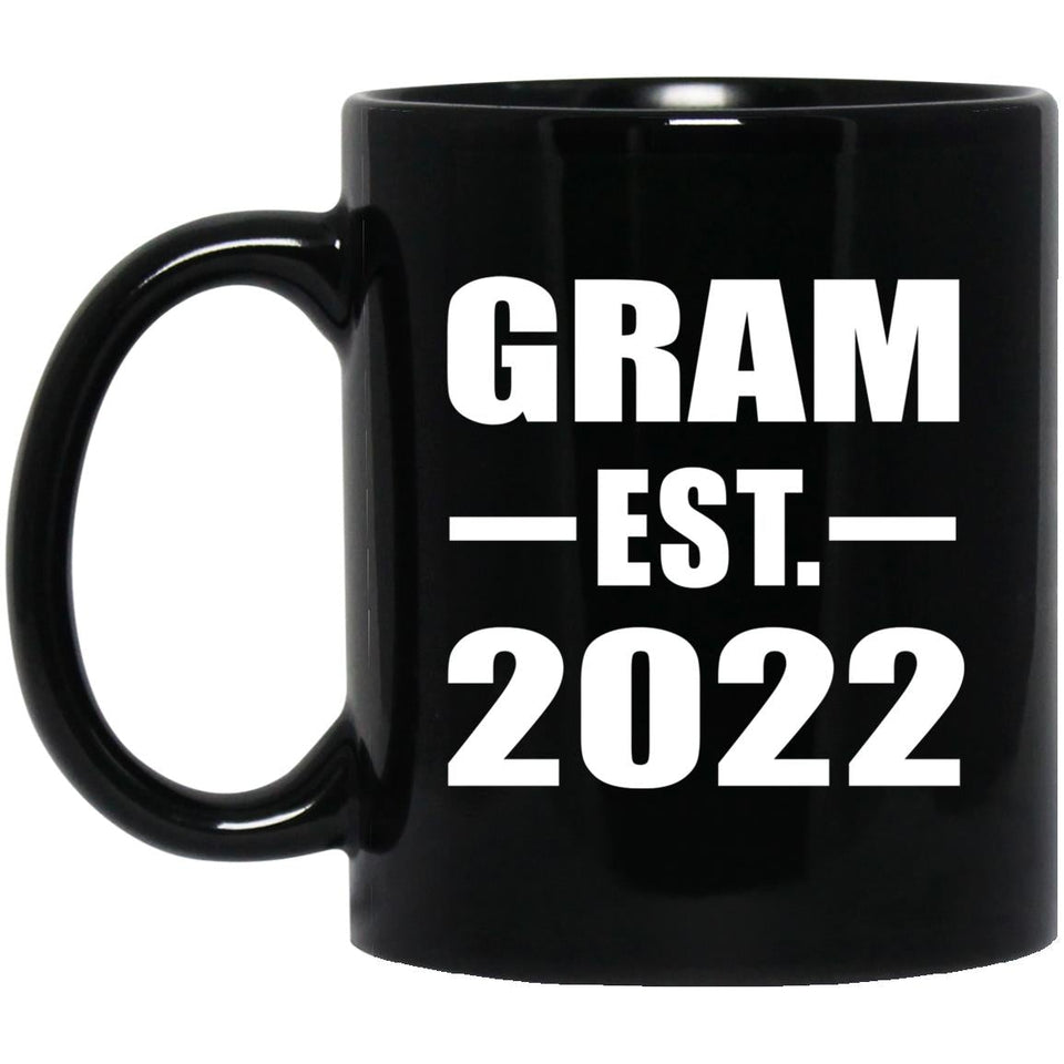 Gram Established EST. 2022 - 11oz Coffee Mug Black