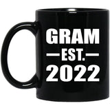 Gram Established EST. 2022 - 11oz Coffee Mug Black