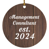 Management Consultant Established Est. 2024 - Circle Ornament D