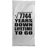 88th Anniversary Square Root of 7744 Years Lifetime To Go - Hand Towel