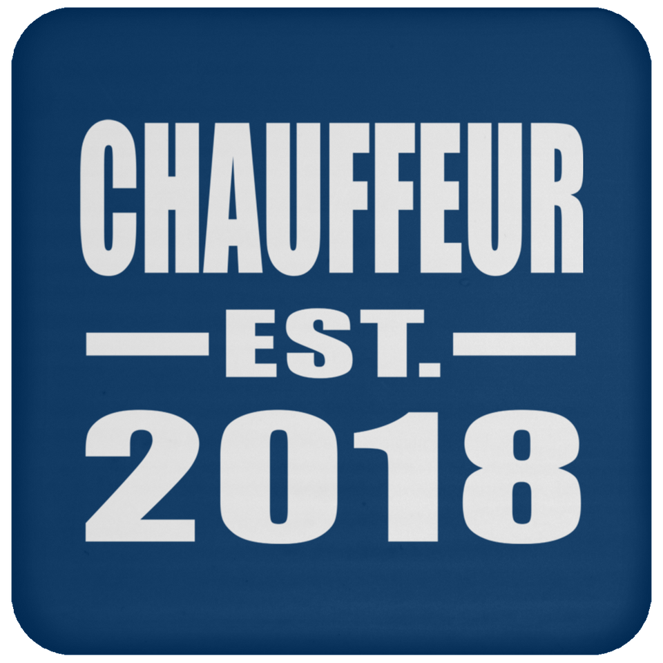 Chauffeur Established EST. 2018 - Drink Coaster