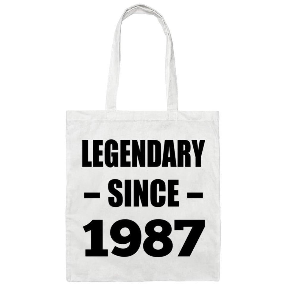 37th Birthday Legendary Since 1987 - Tote Bag White