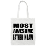 Most Awesome Father In Law - Tote Bag White