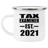 Tax Examiner Established EST. 2021 - 12oz Camping Mug