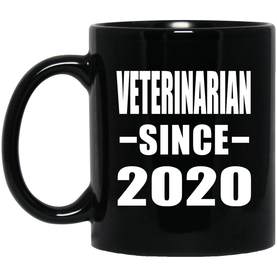 Veterinarian Since 2020 - 11oz Coffee Mug Black