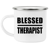 Blessed Therapist - 12oz Camping Mug