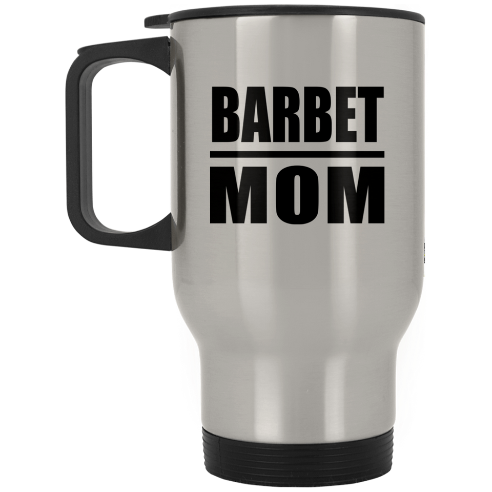 Barbet Mom - Silver Travel Mug