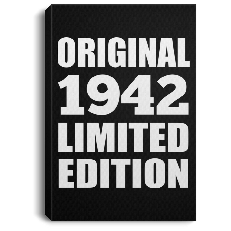 82nd Birthday Original 1942 Limited Edition - Canvas Portrait