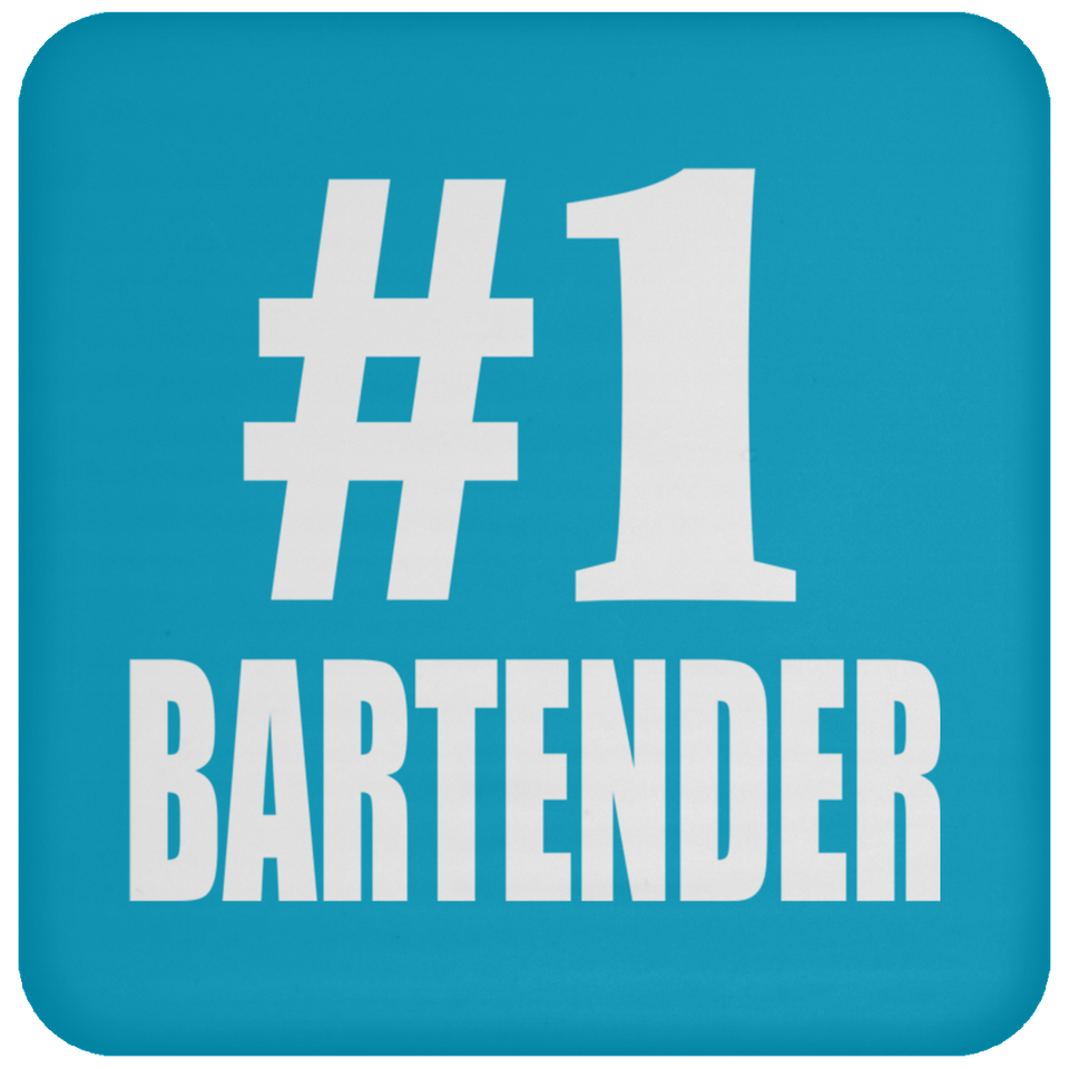 Number One #1 Bartender - Drink Coaster