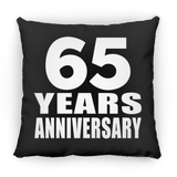 65th Anniversary 65 Years - Throw Pillow Black