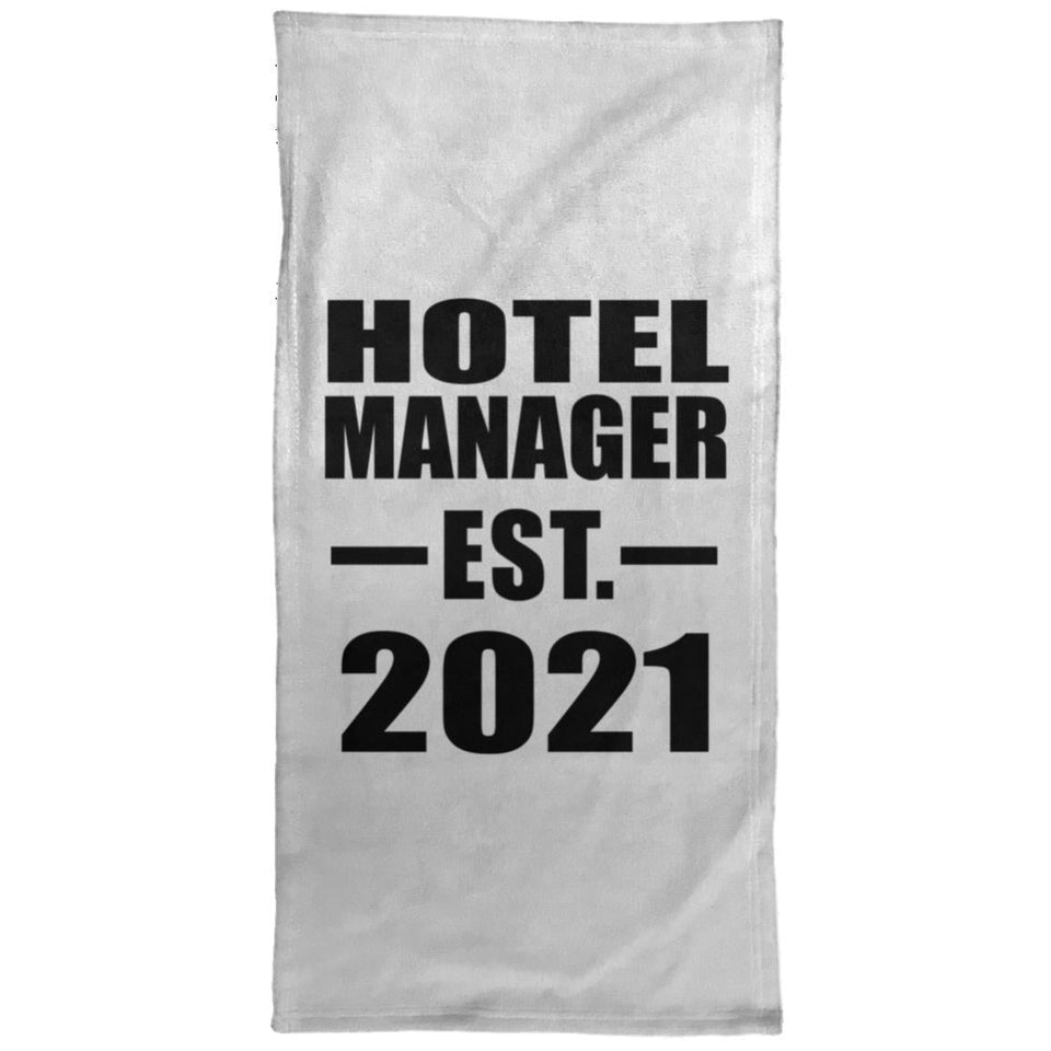 Hotel Manager Established EST. 2021 - Hand Towel