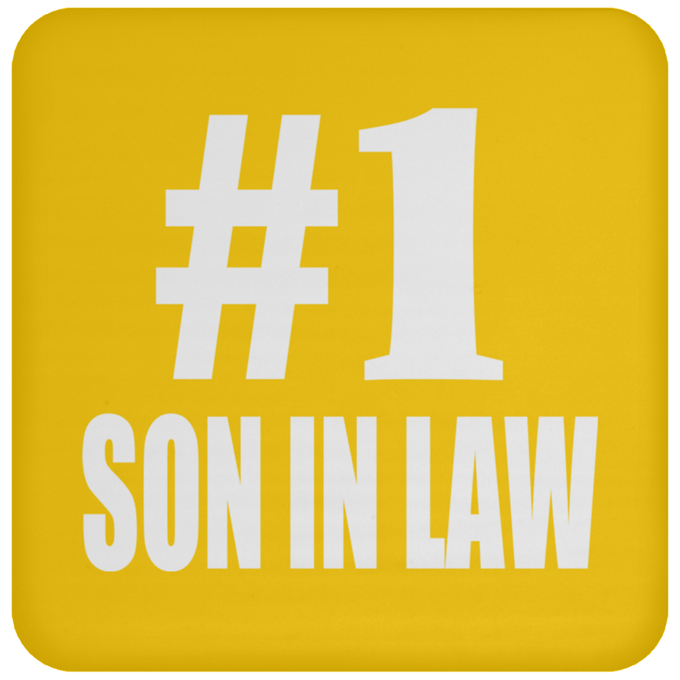 Number One #1 Son In Law - Drink Coaster