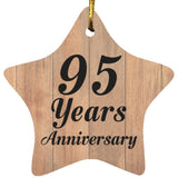 95th Anniversary 95 Years Anniversary - Star Ornament C