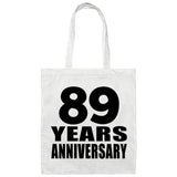 89th Anniversary 89 Years - Tote Bag White