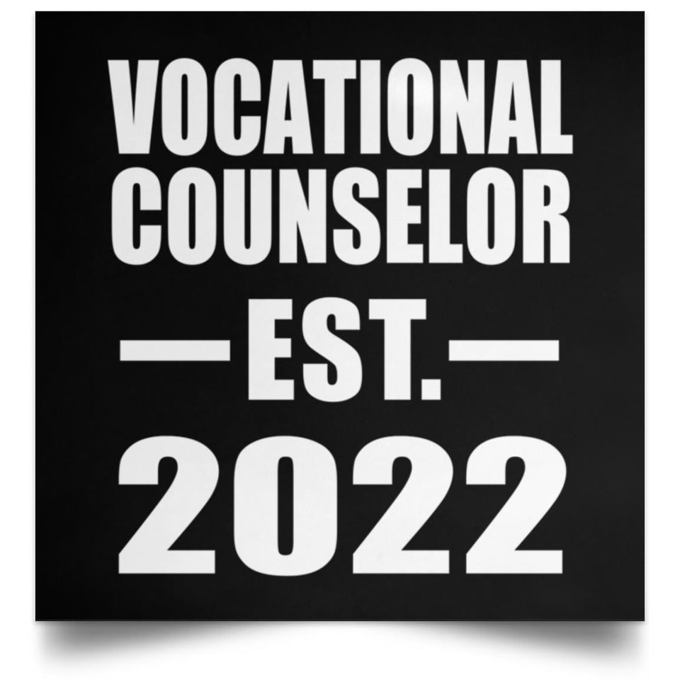 Vocational Counselor Established EST. 2022 - Poster Square