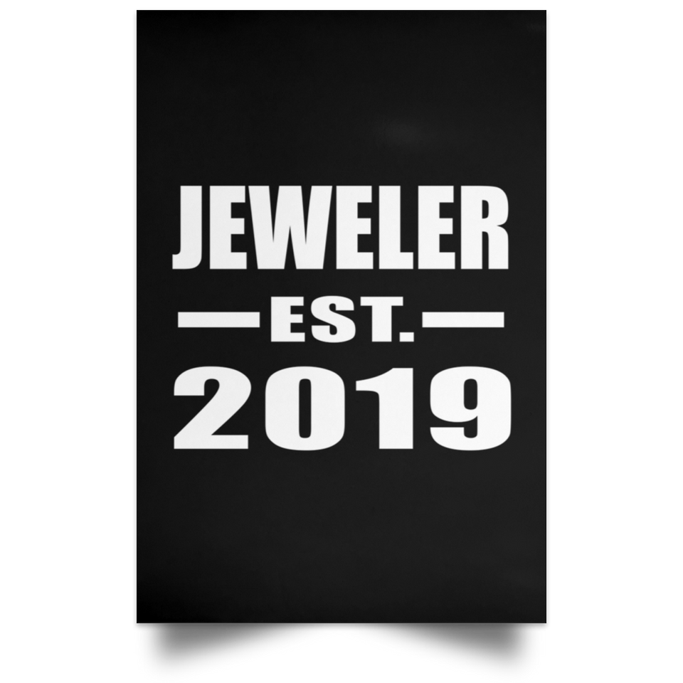 Jeweler Established EST. 2019 - Poster Portrait