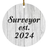 Surveyor Established Est. 2024 - Circle Ornament F