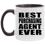 Best Purchasing Agent Ever - 11oz Accent Mug Black