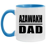 Azawakh Dad - 11oz Accent Mug Blue
