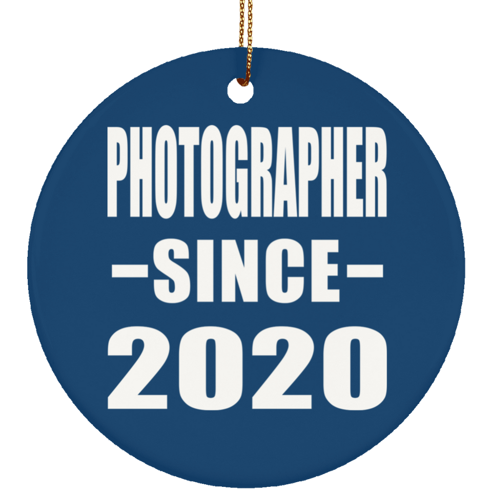 Photographer Since 2020 - Circle Ornament