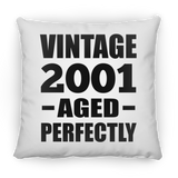 23rd Birthday Vintage 2001 Aged Perfectly - Throw Pillow