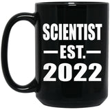 Scientist Established EST. 2022 - 15oz Coffee Mug Black