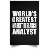 World's Greatest Market Research Analyst - Poster Portrait
