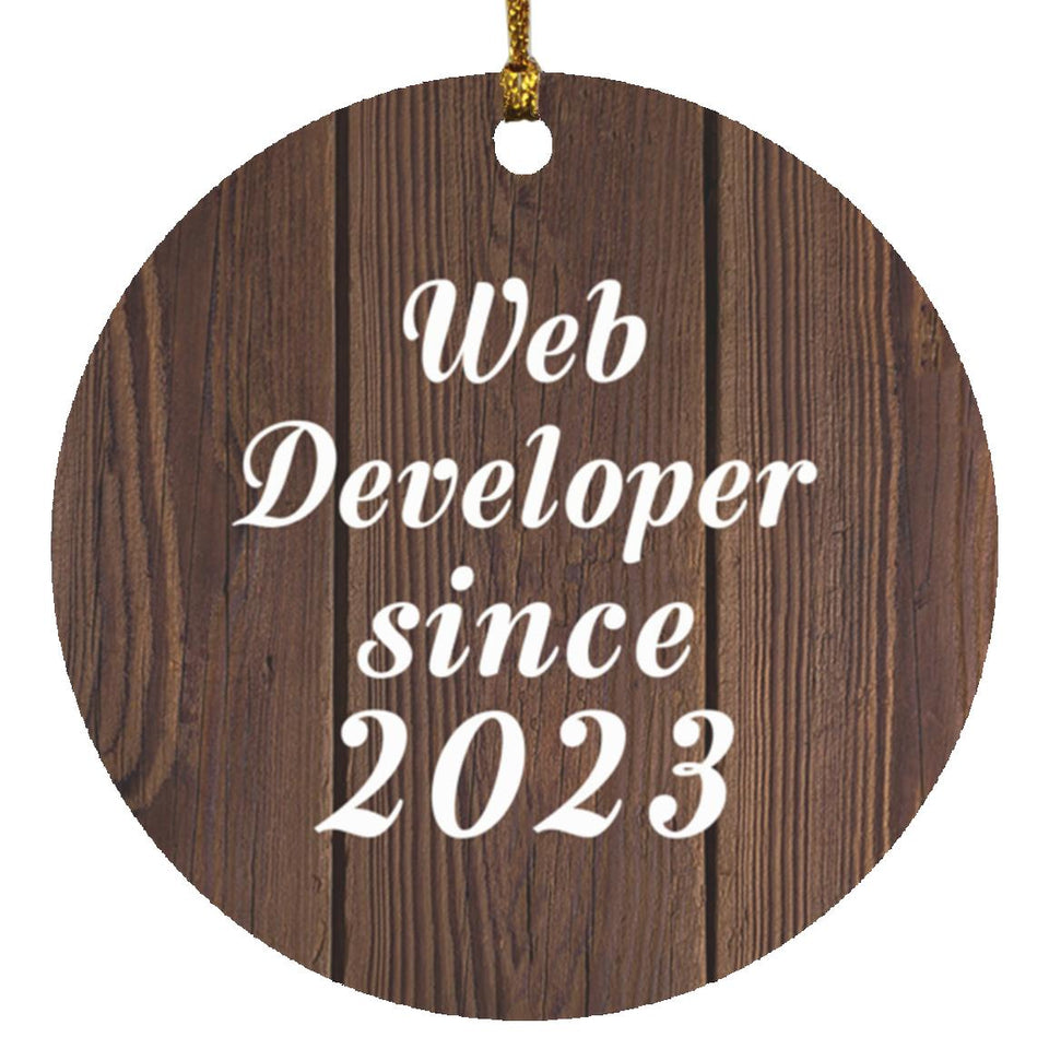 Web Developer Since 2023 - Circle Ornament D